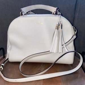 Kate Spade ♠️ grey dome purse 👛 w/tassel
